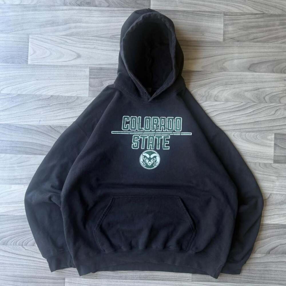 Gildan Colorado State University Rams Hoodie Black Large
